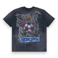 CACTUS JACK x FC BARCELONA WASHED SPRAY LOGO TEE 'Black'