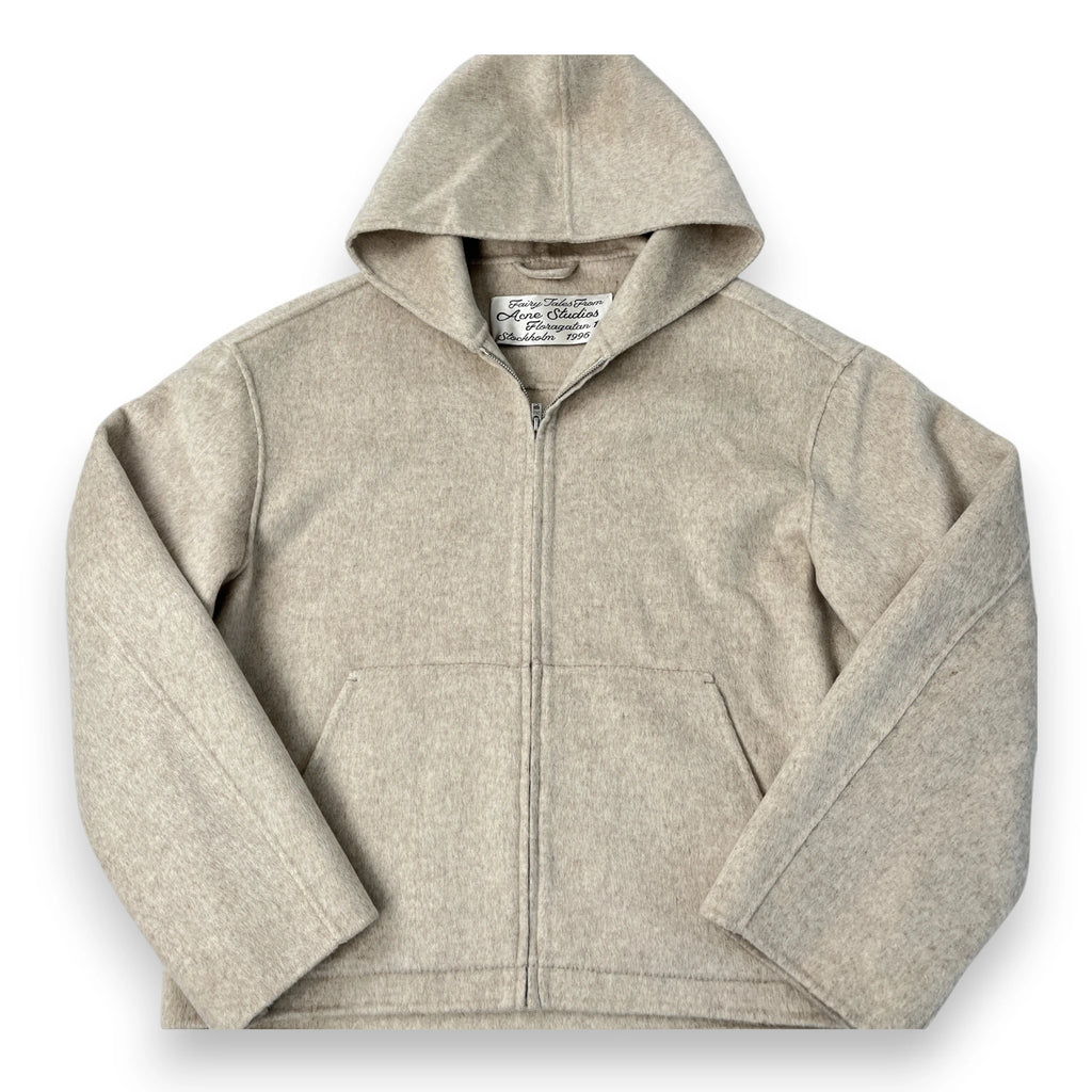ACNE STUDIOS CASHMERE ZIP-UP JACKET