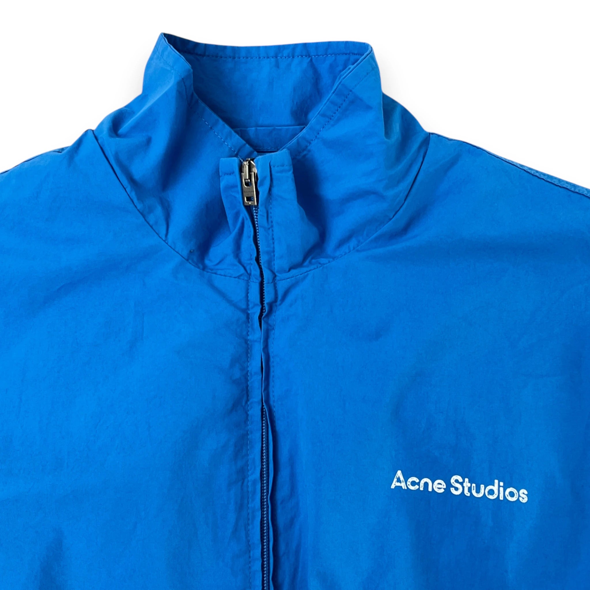 ACNE STUDIOS LOGO ZIP-UP JACKET 'Bright Blue'