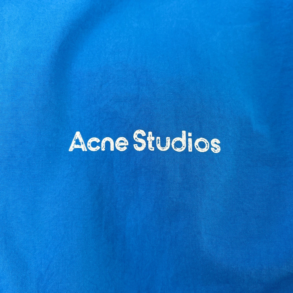 ACNE STUDIOS LOGO ZIP-UP JACKET 'Bright Blue'