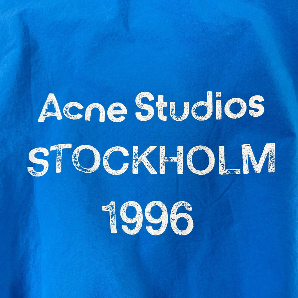 ACNE STUDIOS LOGO ZIP-UP JACKET 'Bright Blue'