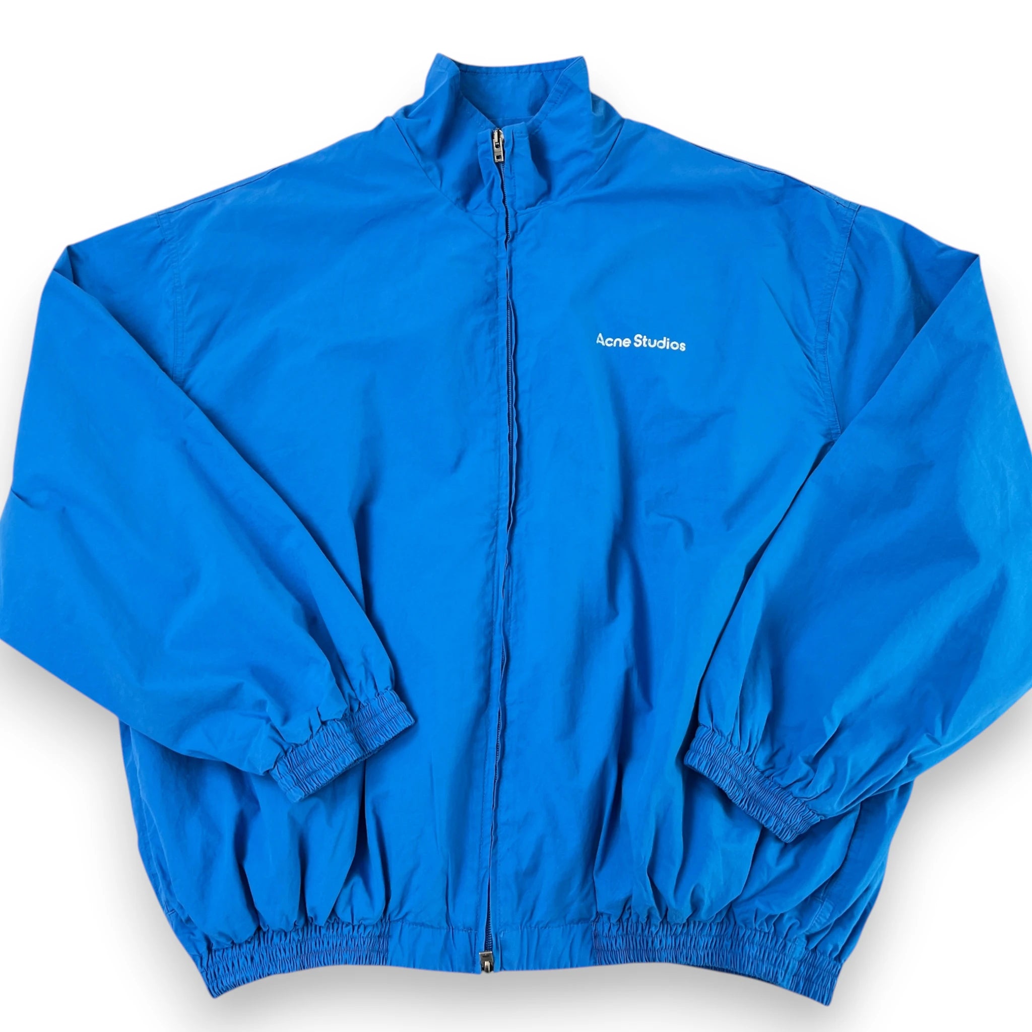 ACNE STUDIOS LOGO ZIP-UP JACKET 'Bright Blue'