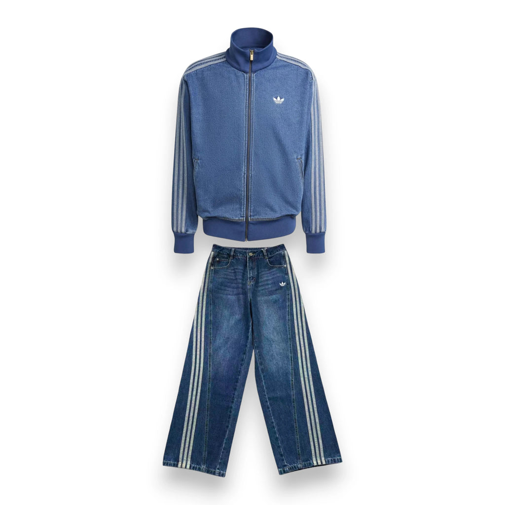 ADIDAS DENIM FIREBIRD TRACKSUIT