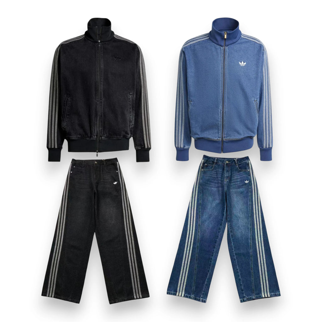 ADIDAS DENIM FIREBIRD TRACKSUIT