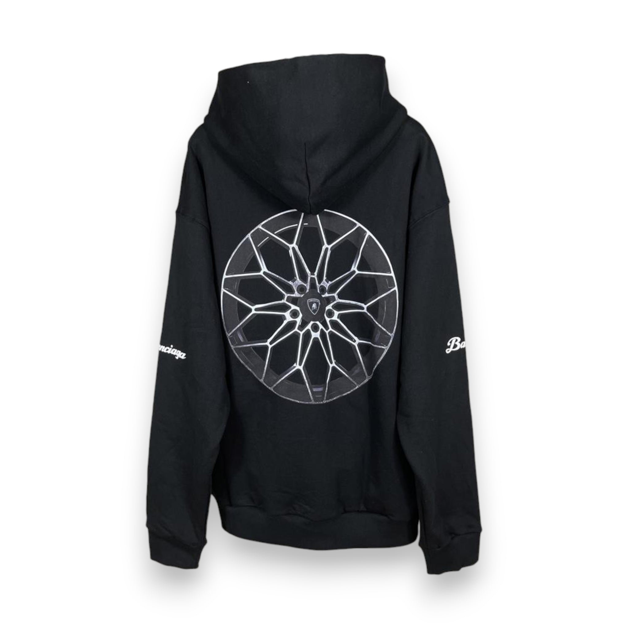 BALENCIAGA x AUTOMOBILI LAMBORGHINI ZIP-UP HOODIE 'Black'