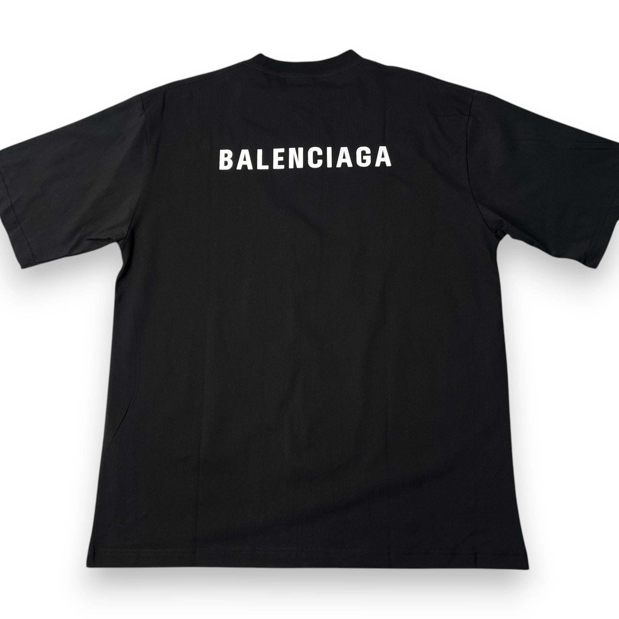 BALENCIAGA LOGO BACK T-SHIRT 'Black'