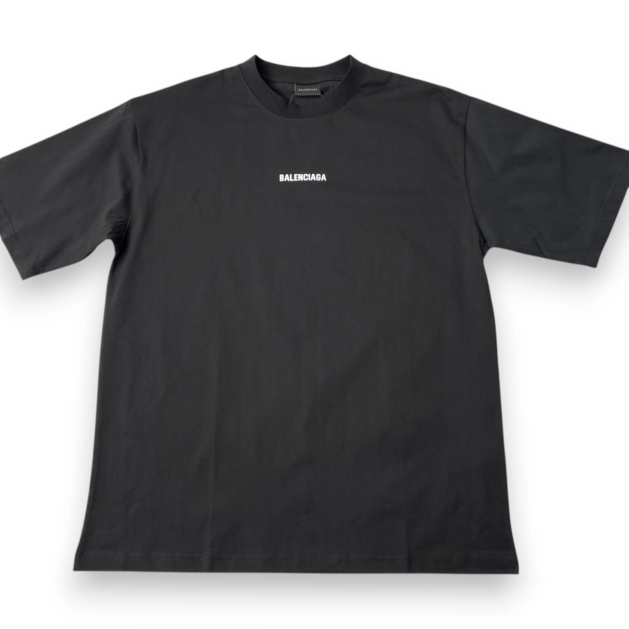 BALENCIAGA LOGO BACK T-SHIRT 'Black'