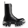 BALENCIAGA BULLDOZER LACE-UP BOOT 'Black'