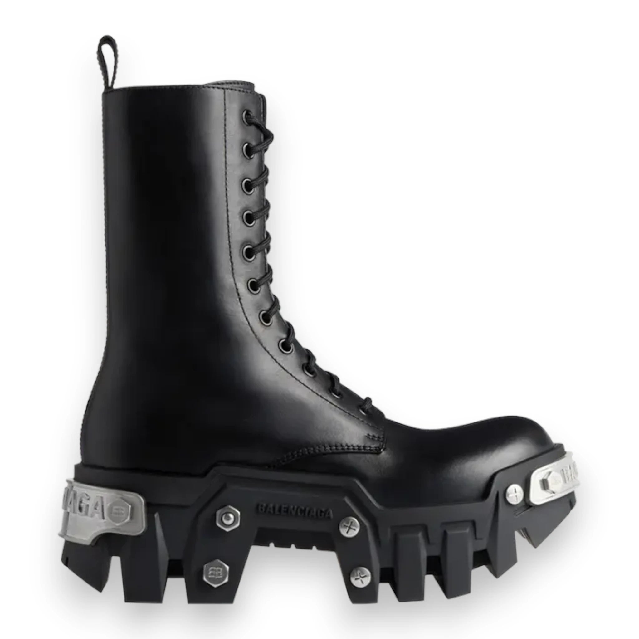 BALENCIAGA BULLDOZER LACE-UP BOOT 'Black'