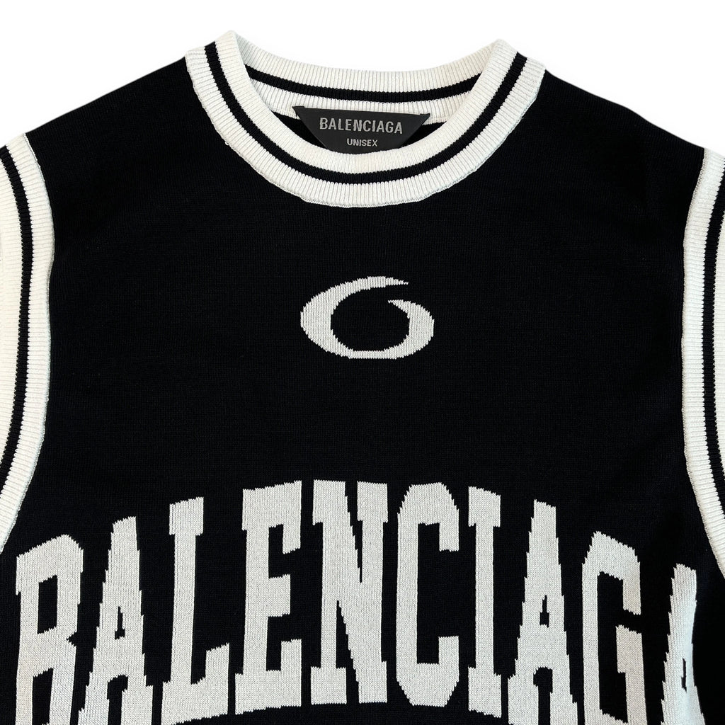 BALENCIAGA SPORTS SERIES TANK TOP 'Black'