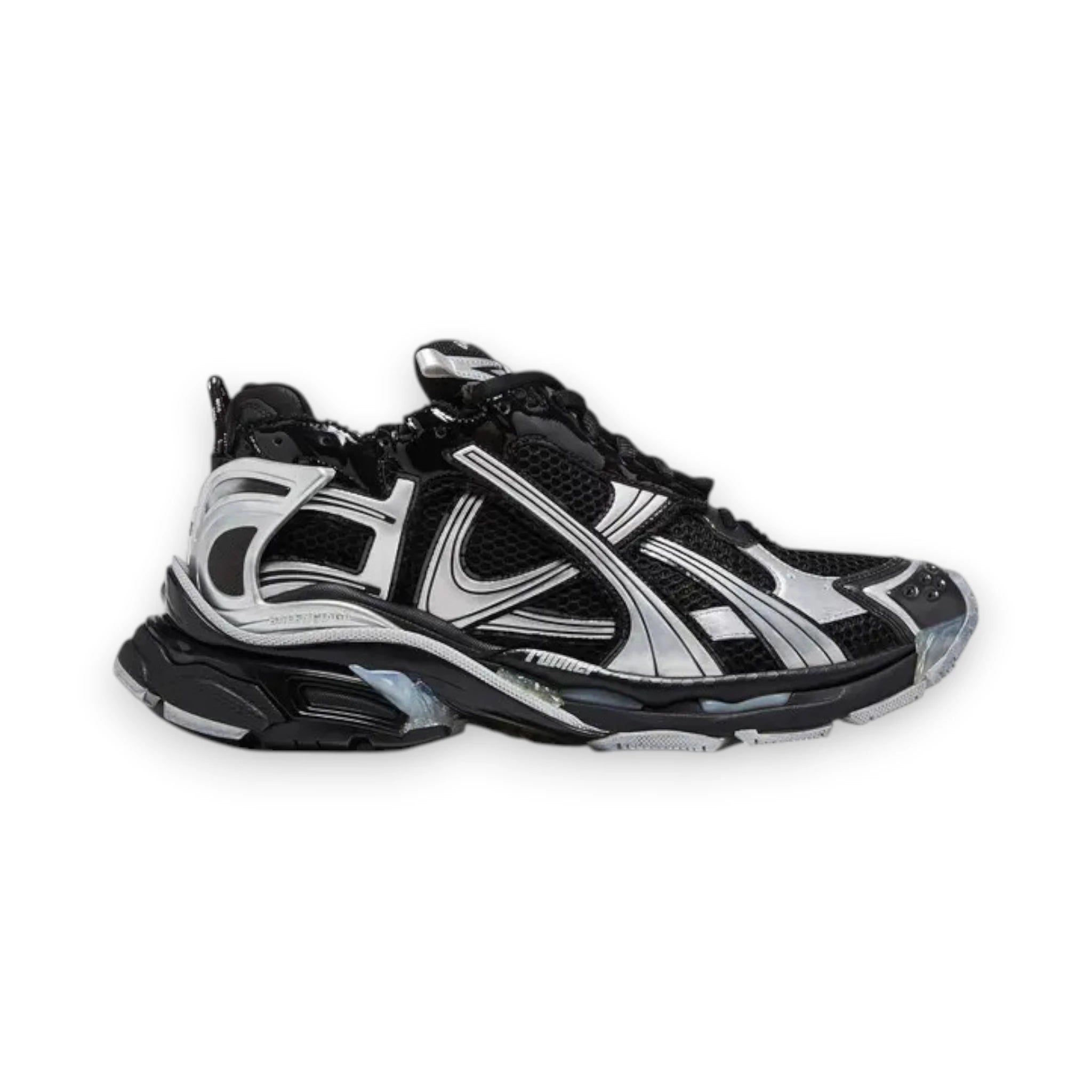 BALENCIAGA RUNNER SNEAKER 'Black Silver'