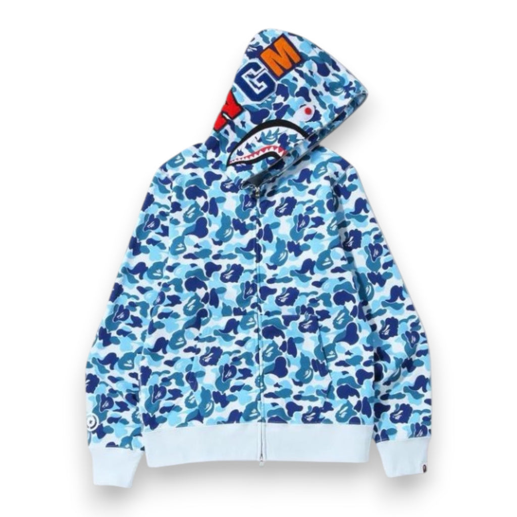 BAPE BIG ABC CAMO SHARK FULL ZIP