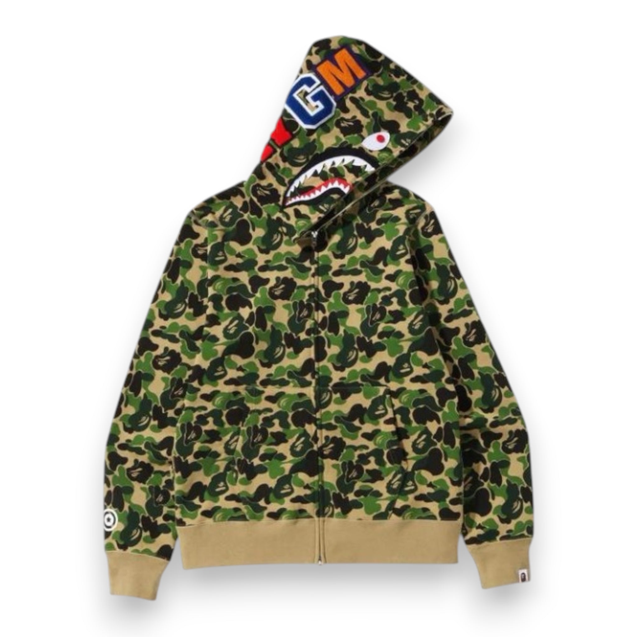 BAPE BIG ABC CAMO SHARK FULL ZIP