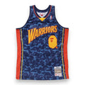 BAPE x MITCHELL & NESS WARRIORS ABC BASKETBALL AUTHENTIC JERSEY