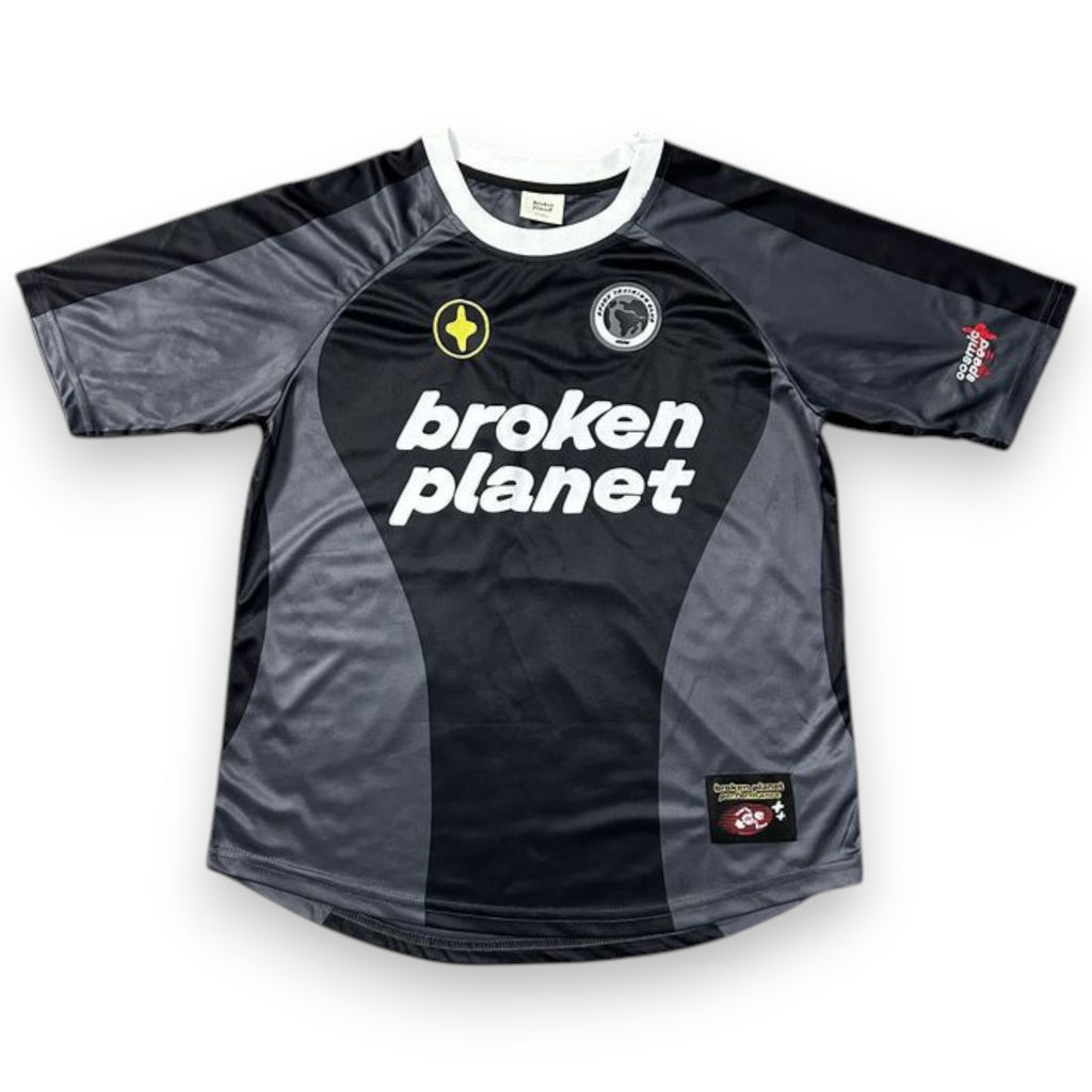 BROKEN PLANET FOOTBALL JERSEY 'Black/Grey'