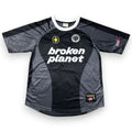 BROKEN PLANET FOOTBALL JERSEY 'Black/Grey'