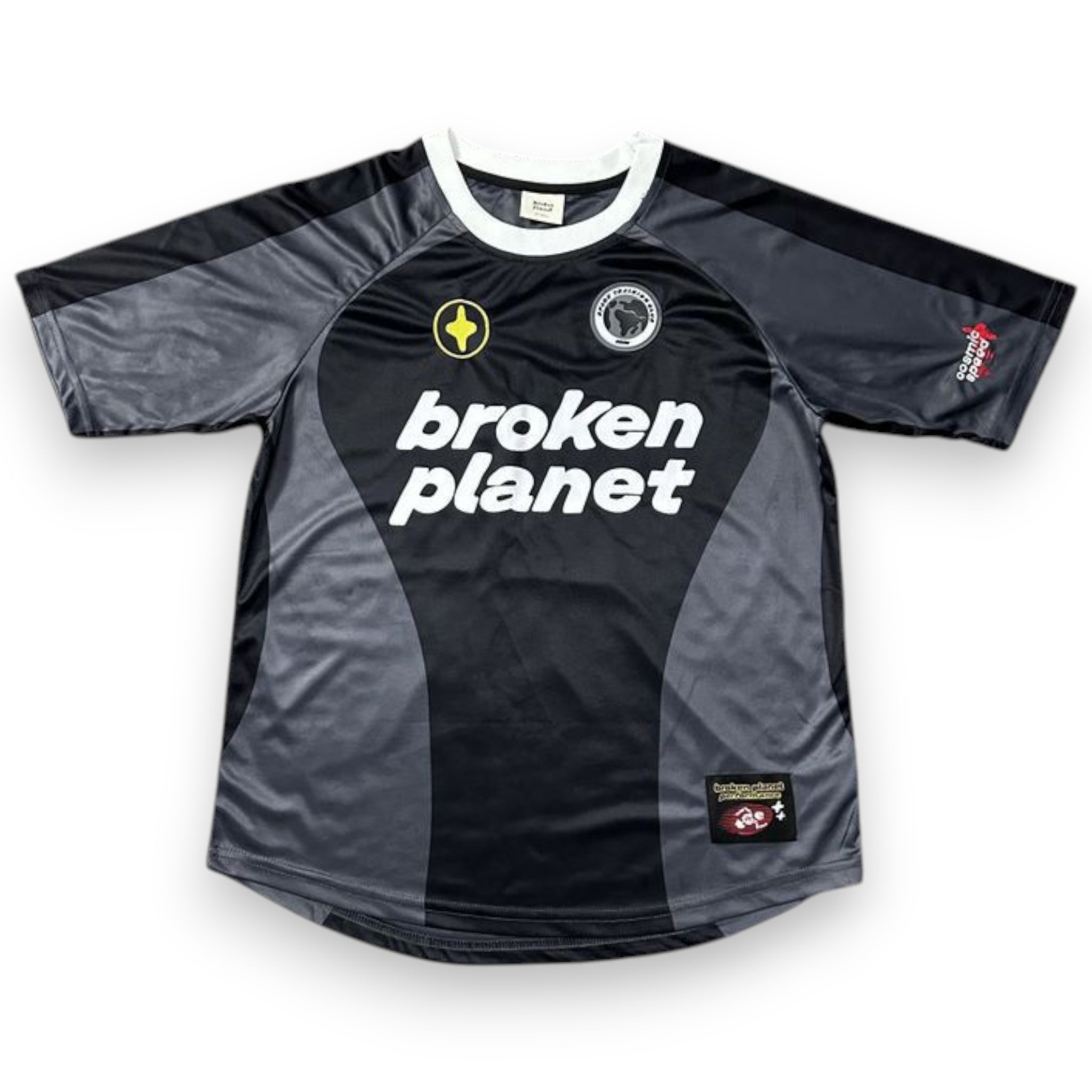 BROKEN PLANET FOOTBALL JERSEY 'Black/Grey'