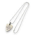 CHROME HEARTS MALTESE CROSS TRIANGLE DOG TAG PENDANT NECKLACE