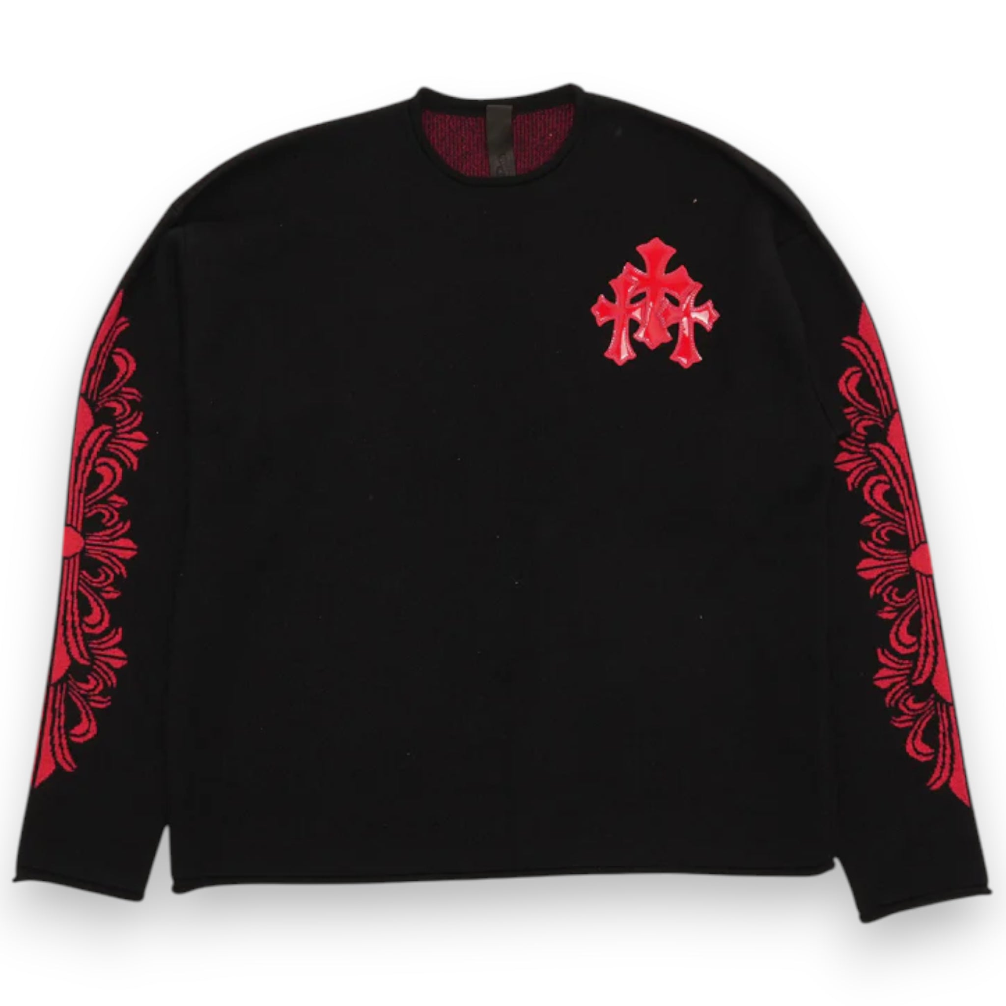 CHROME HEARTS CROSS PATCH SWEATER