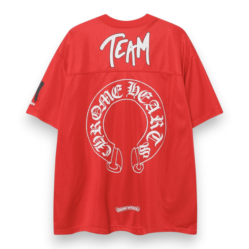 CHROME HEARTS x MATTY BOY "TEAM" MESH WARM UP JERSEY