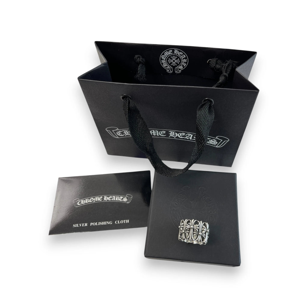 CHROME HEARTS CEMETERY CROSS RING