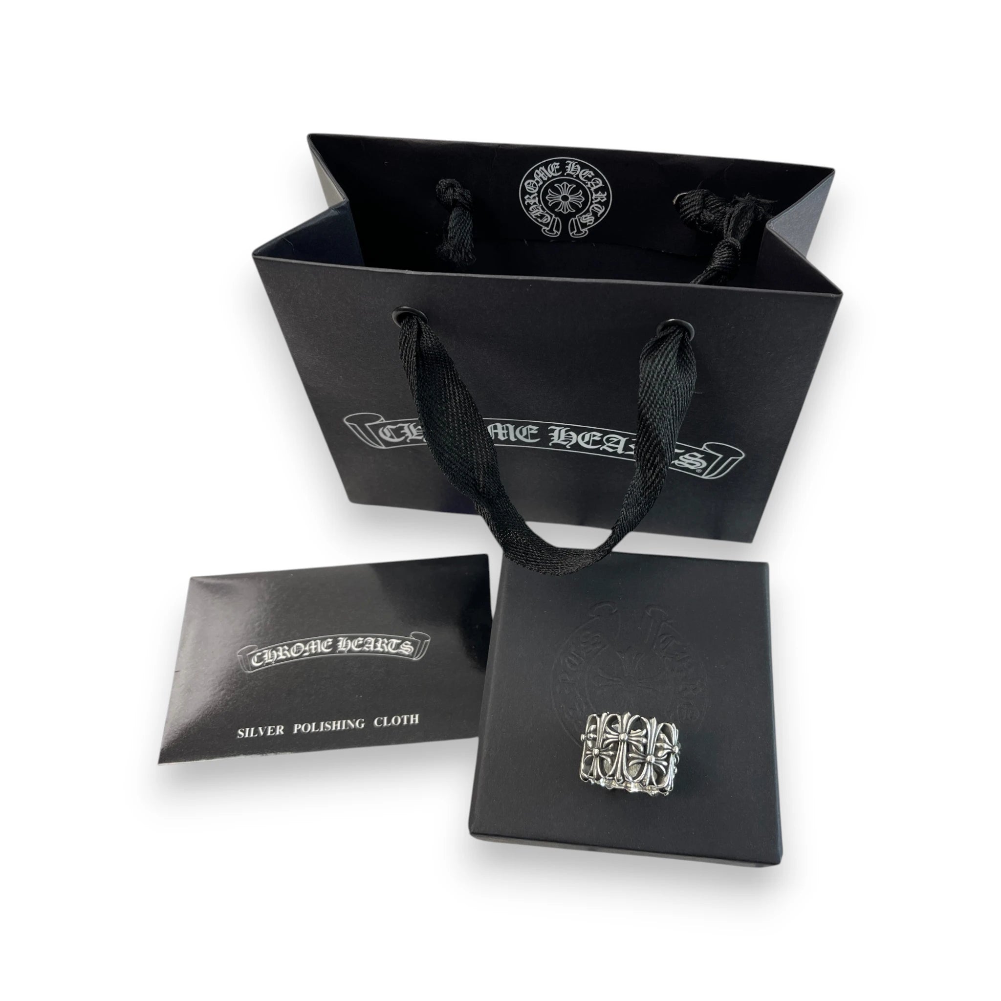 CHROME HEARTS CEMETERY CROSS RING