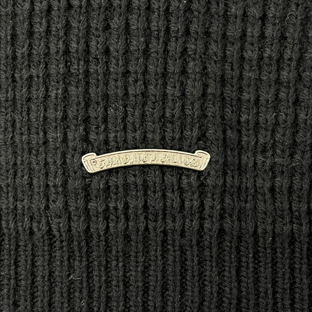 CHROME HEARTS WAFFLE THERMAL CROSS PATCH SWEATER
