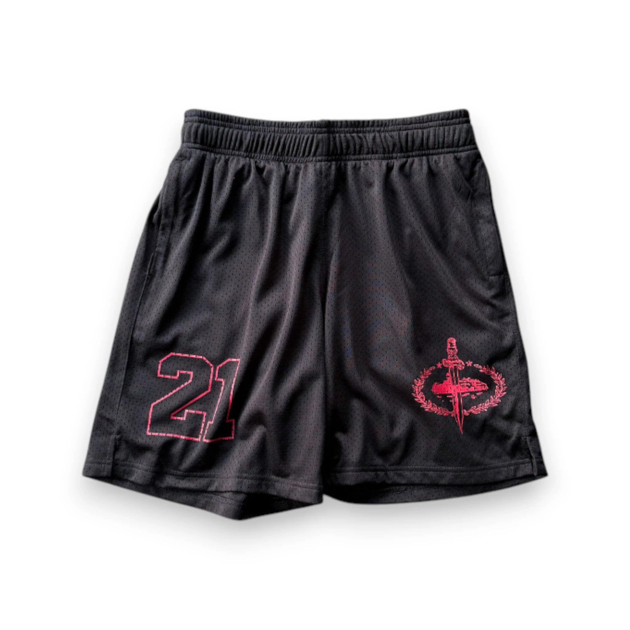 CORTEIZ x SLAUGHTER GANG 21 SAVAGE MESH SHORTS