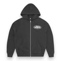 CORTEIZ ISLAND PUFF PRINT ZIP HOODIE 'Washed Black'
