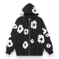 DENIM TEARS COTTON WREATH ZIP HOODIE