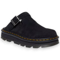 DR. MARTENS ZEBZAG SUEDE SLINGBACK PLATFORM MULES