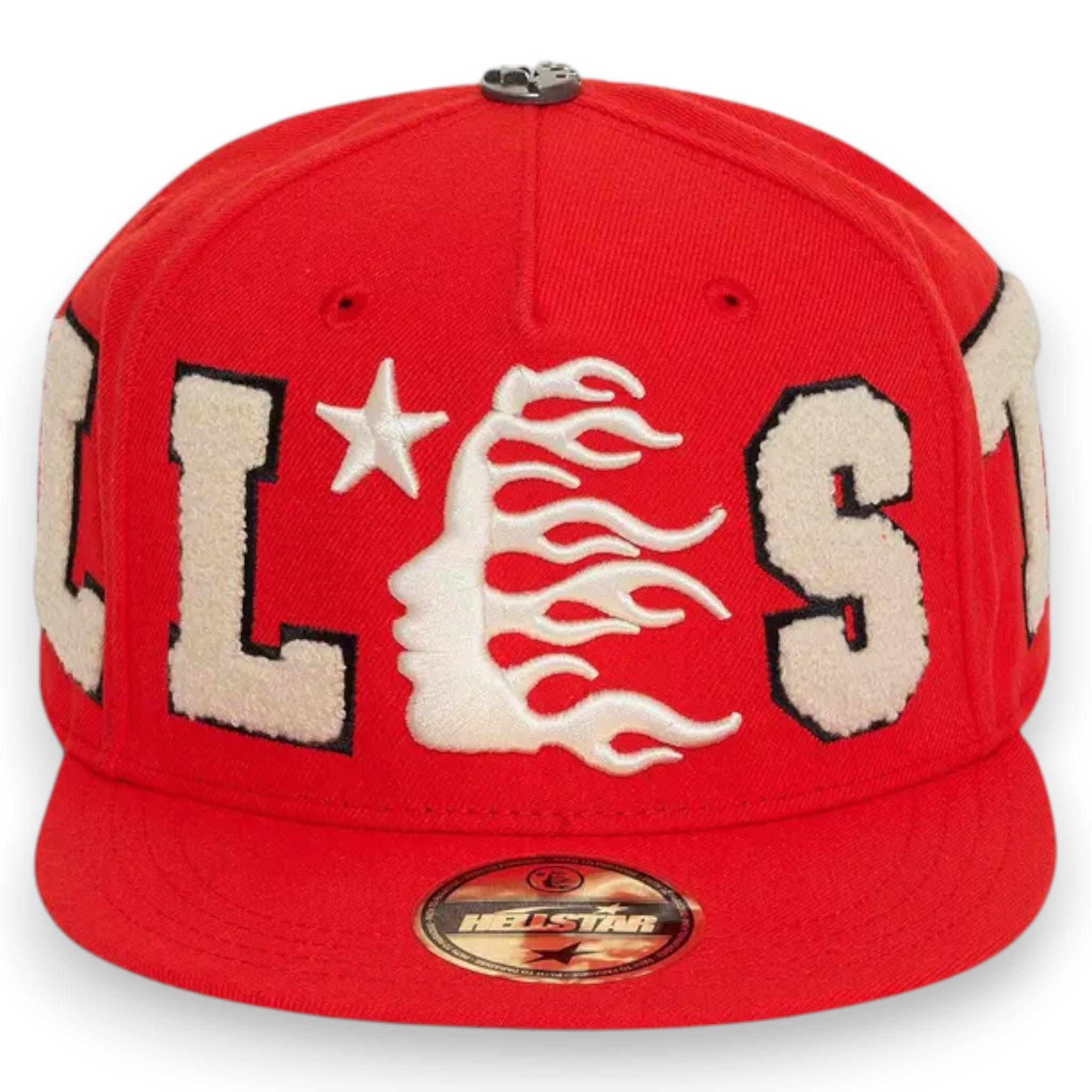 HELLSTAR OG PATCH FITTED HAT 'Red'