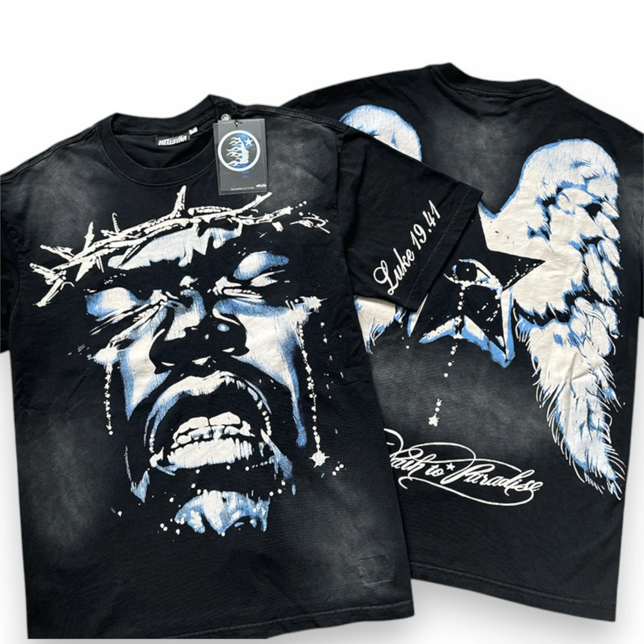 HELLSTAR JESUS WEPT T-SHIRT 'Black'