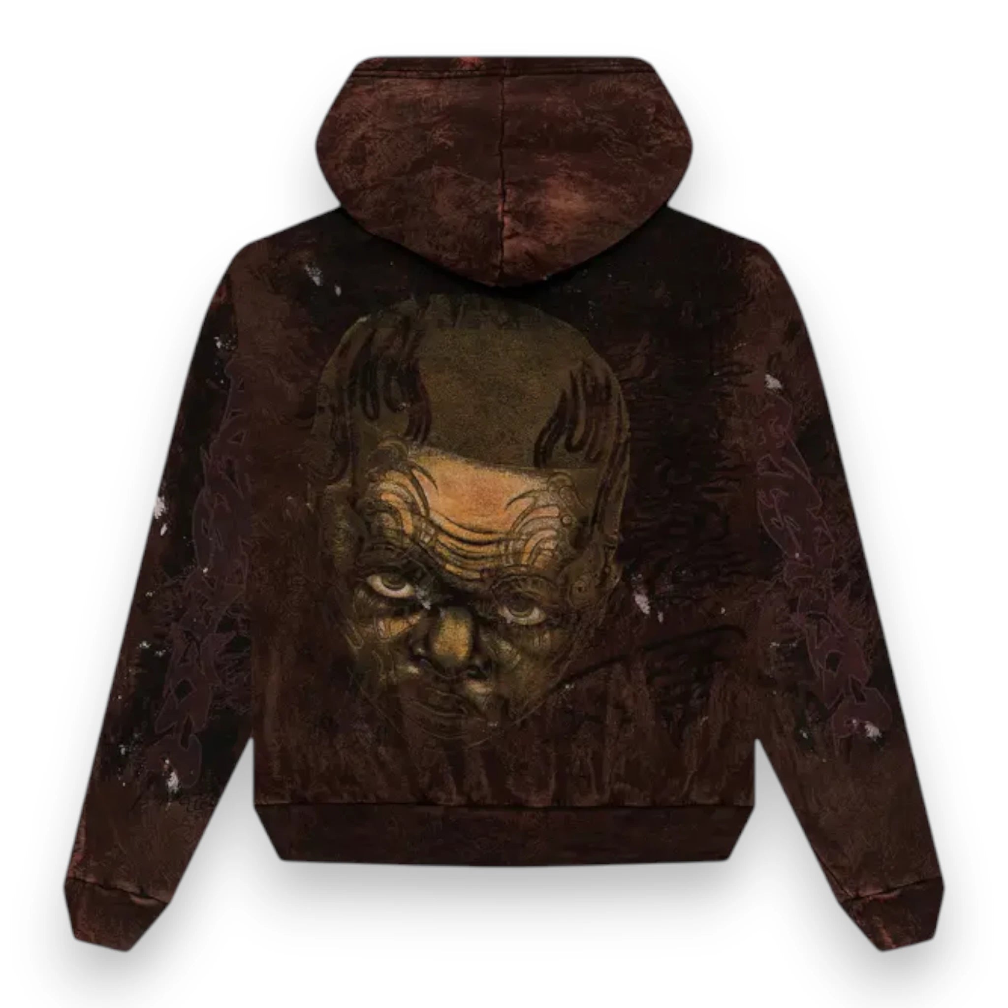 HELLSTAR GRAFFITI HOODIE 'Brown'