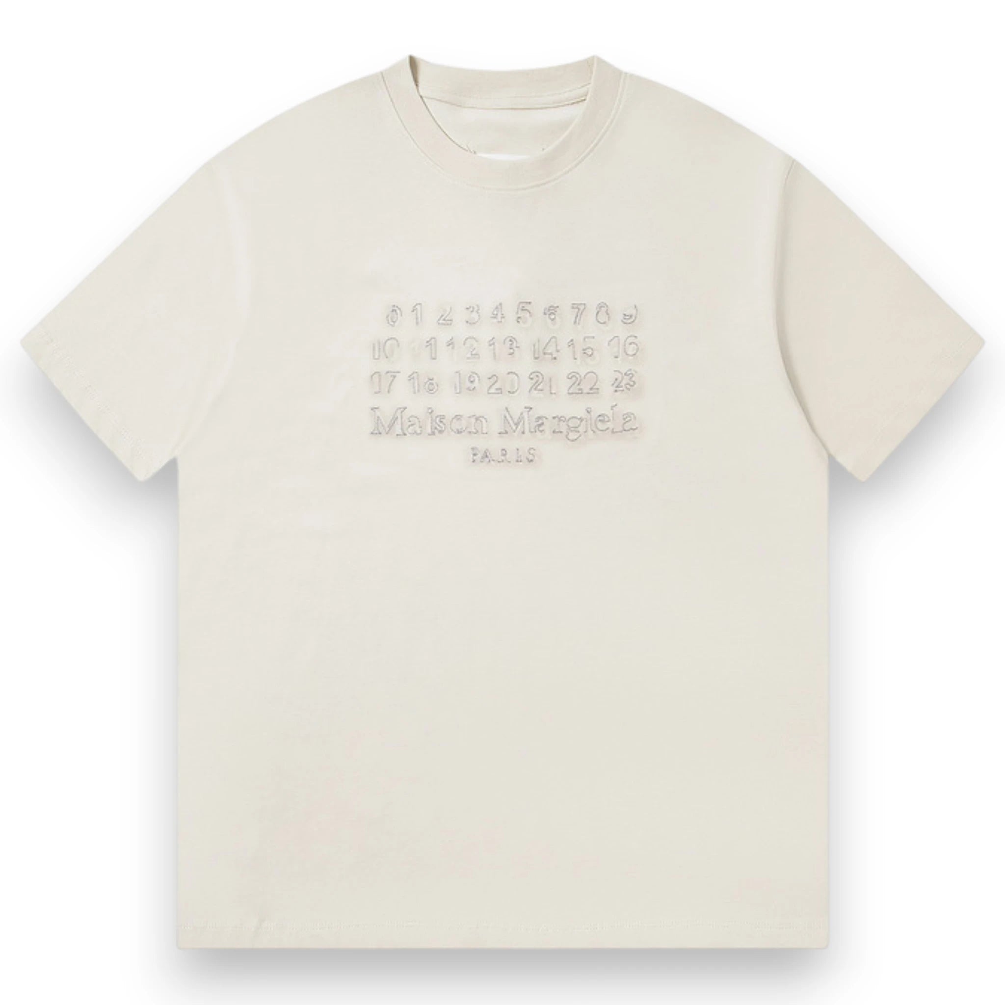 MAISON MARGIELA EMBROIDERED LOGO T-SHIRT