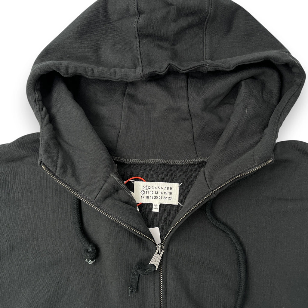 MAISON MARGIELA ZIP-UP DRAWSTRING HOODIE