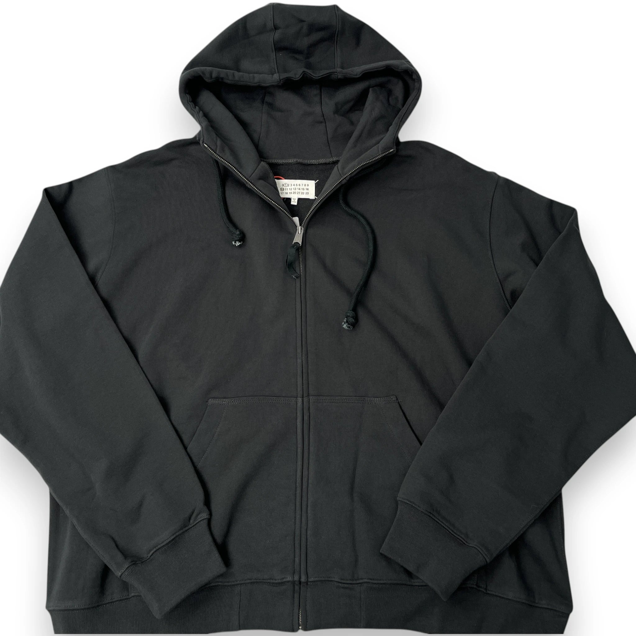 MAISON MARGIELA ZIP-UP DRAWSTRING HOODIE
