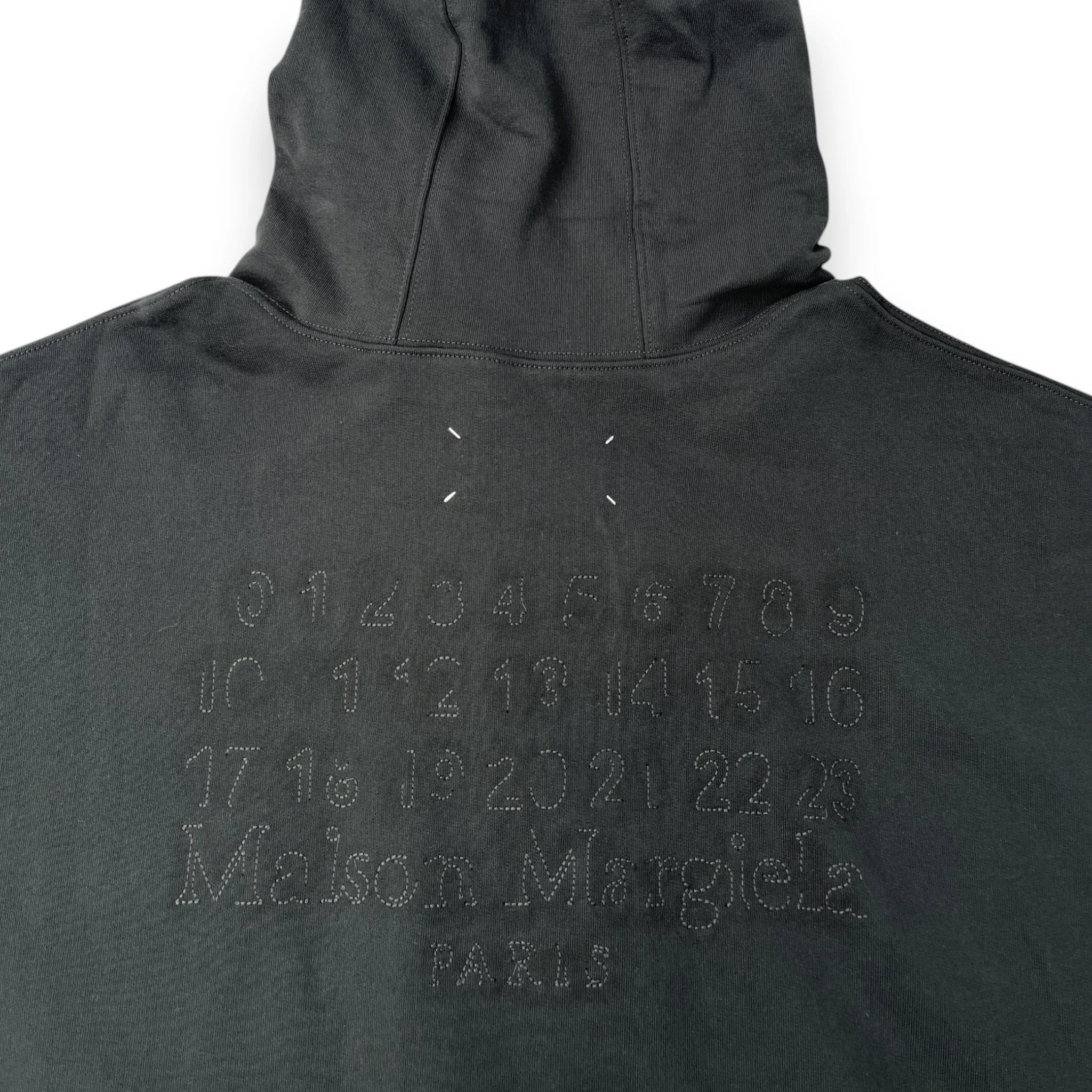 MAISON MARGIELA ZIP-UP DRAWSTRING HOODIE
