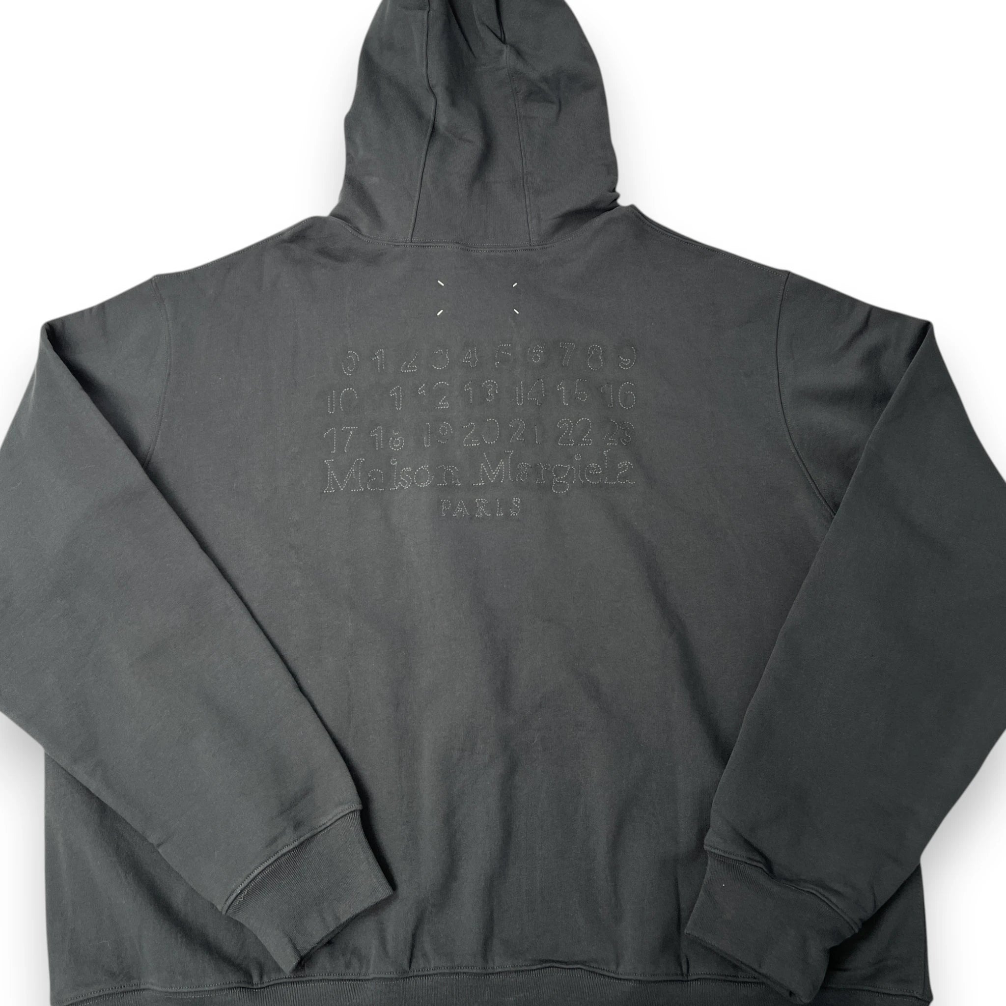 MAISON MARGIELA ZIP-UP DRAWSTRING HOODIE