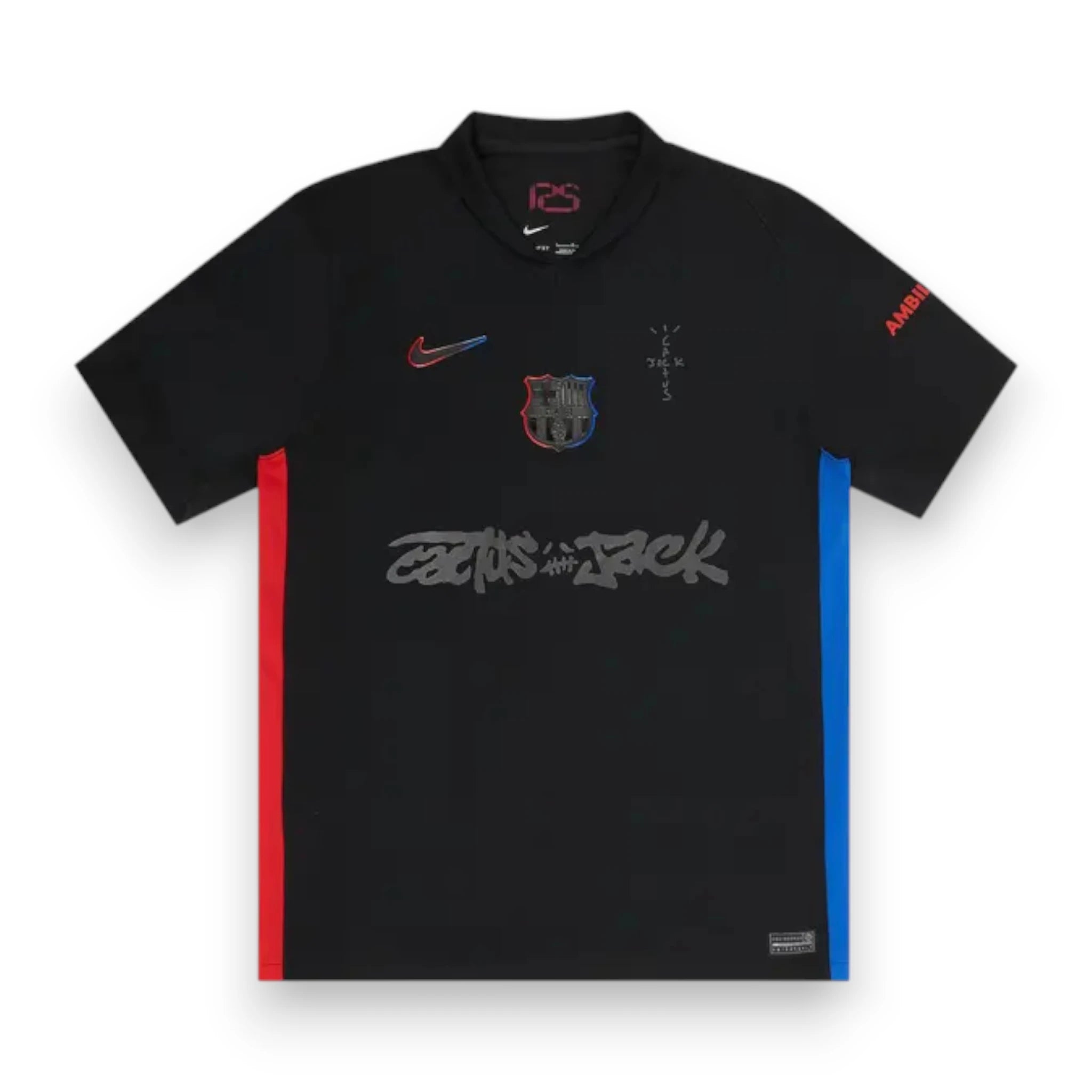 NIKE FC BARCELONA x CACTUS JACK 2024/25 MATCH AWAY JERSEY 'Black'