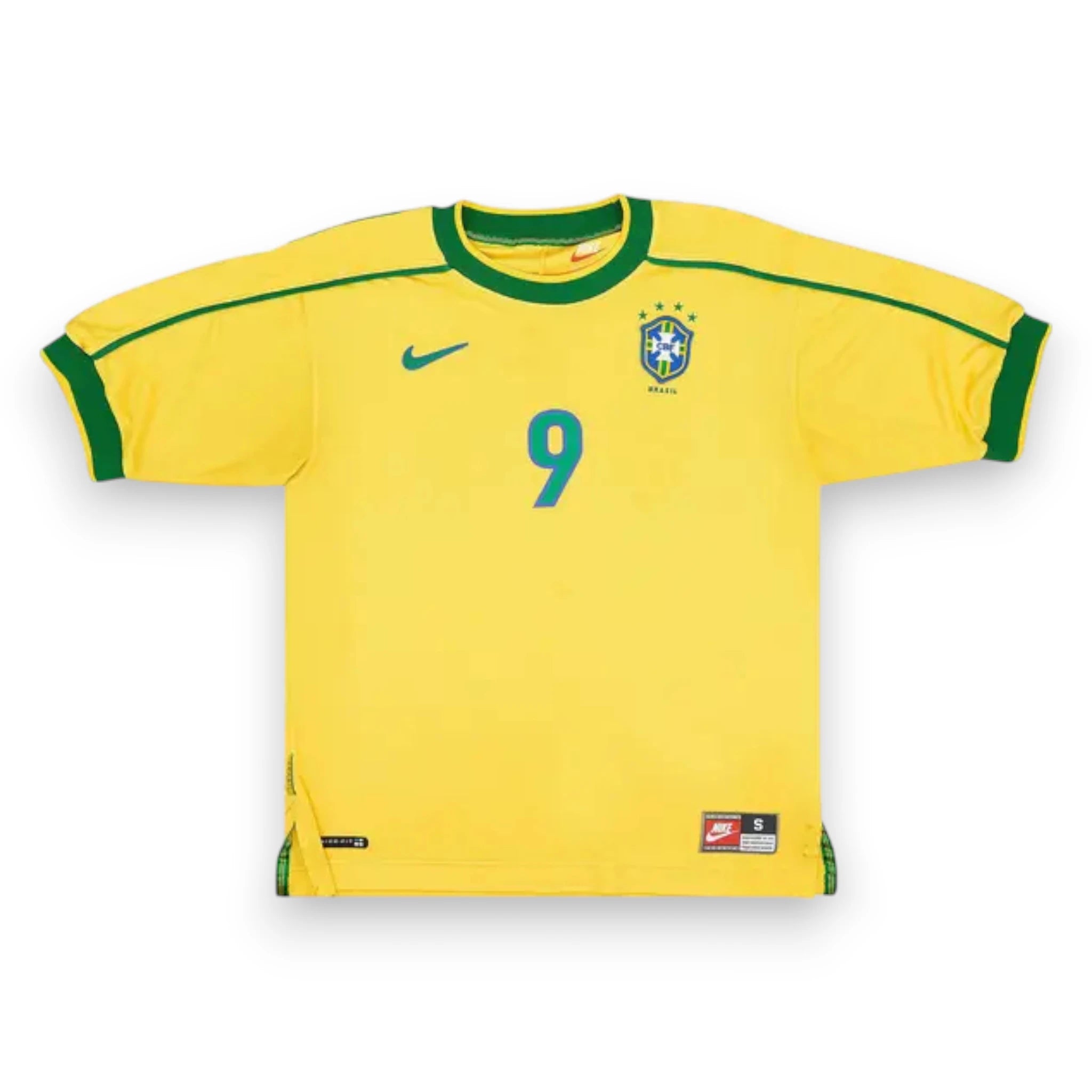 NIKE BRAZIL 1998 JERSEY 'Varsity Maize/Pine Green/Lucky Green'