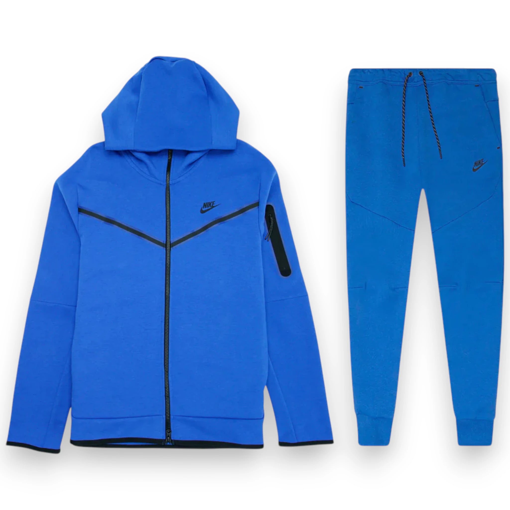 NIKE TECH FULL ZIP SET 'Game Royal/Black'