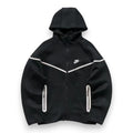 NIKE TECH FULL ZIP REFLECTIVE SET 'Black/Bemis Silver'