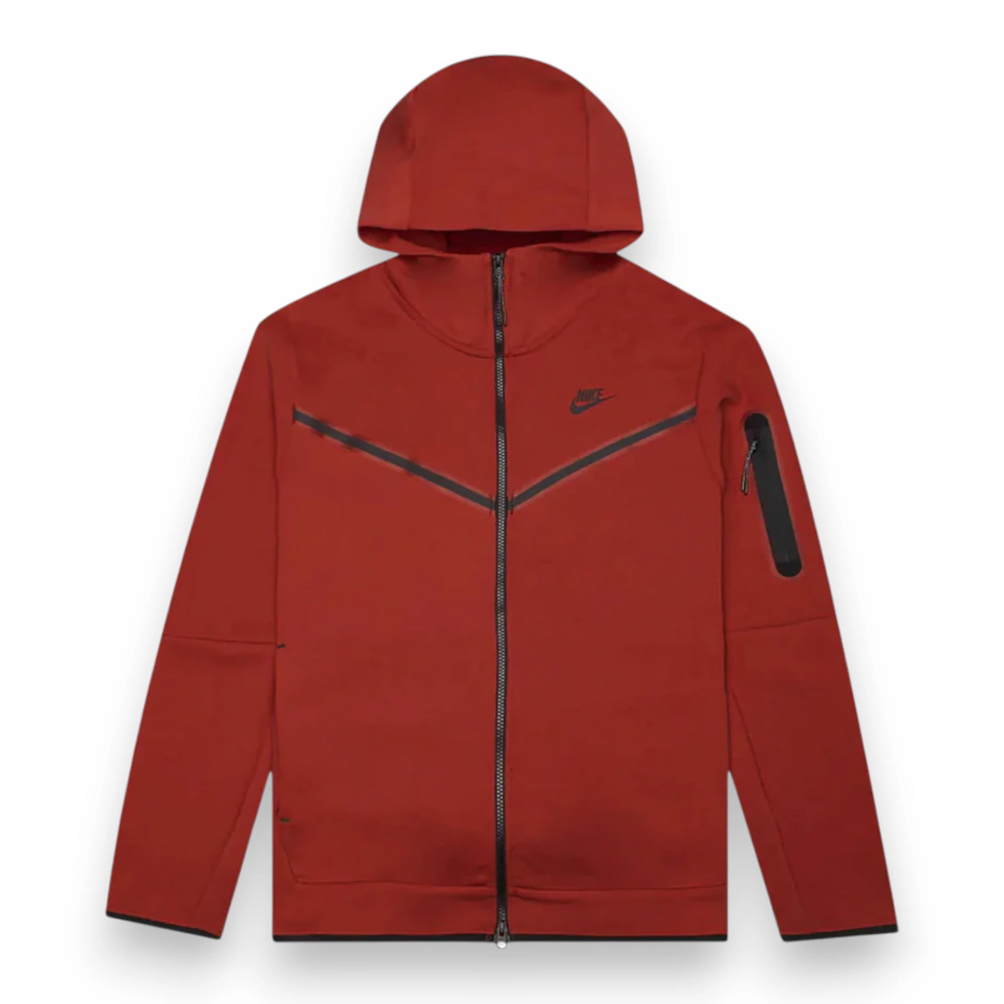 NIKE TECH FULL ZIP SET 'Gym Red/Black'