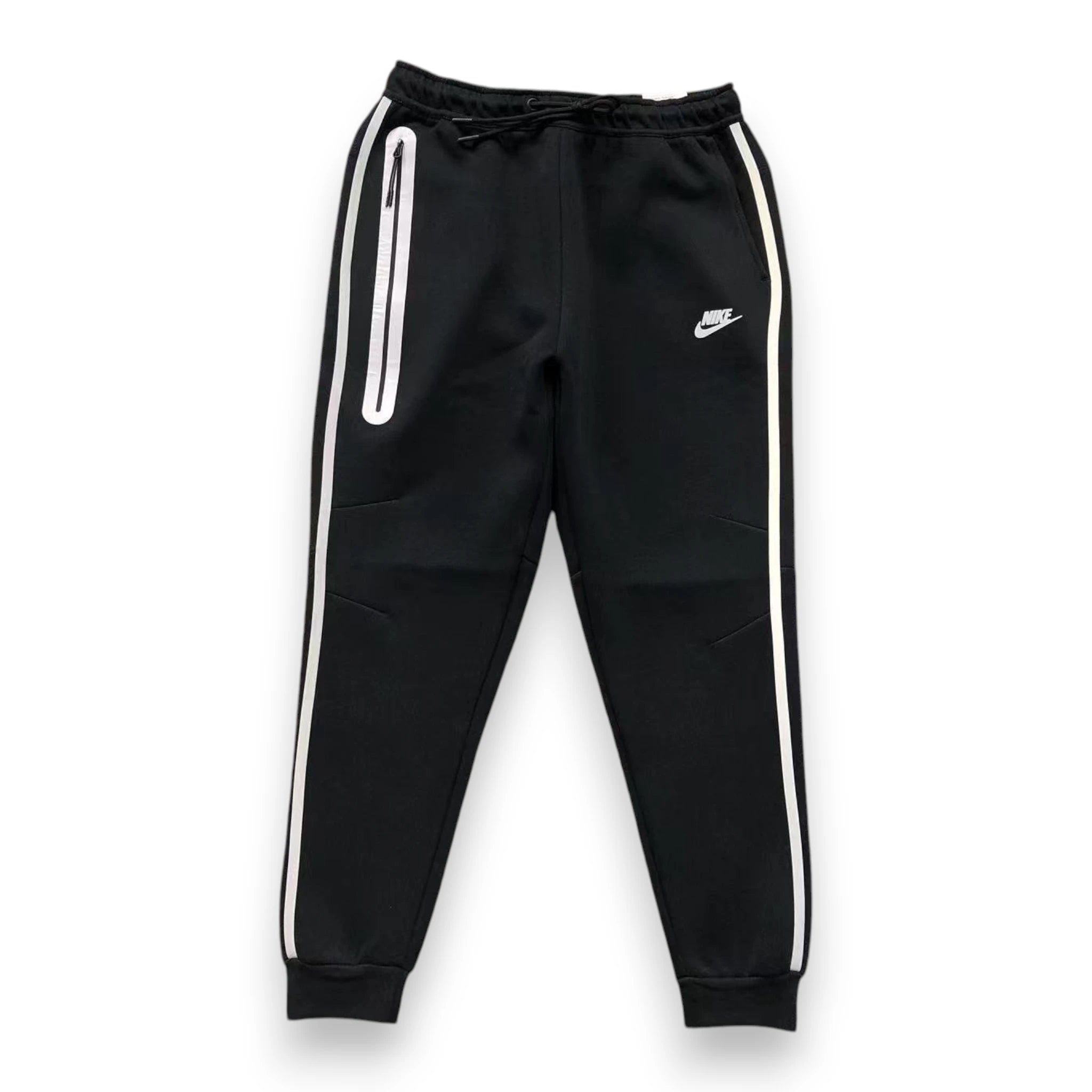 NIKE TECH FULL ZIP REFLECTIVE SET 'Black/Bemis Silver'