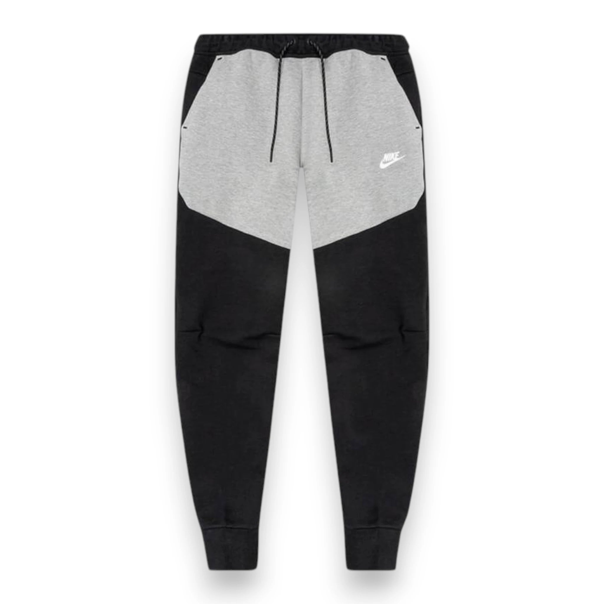 NIKE TECH FULL ZIP SET 'Black/Dark Grey Heather/White'