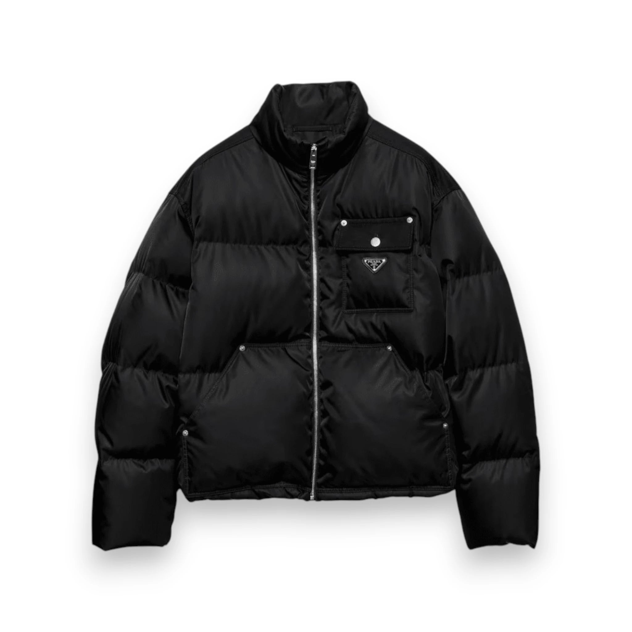 PRADA CROPPED RE-NYLON DOWN JACKET