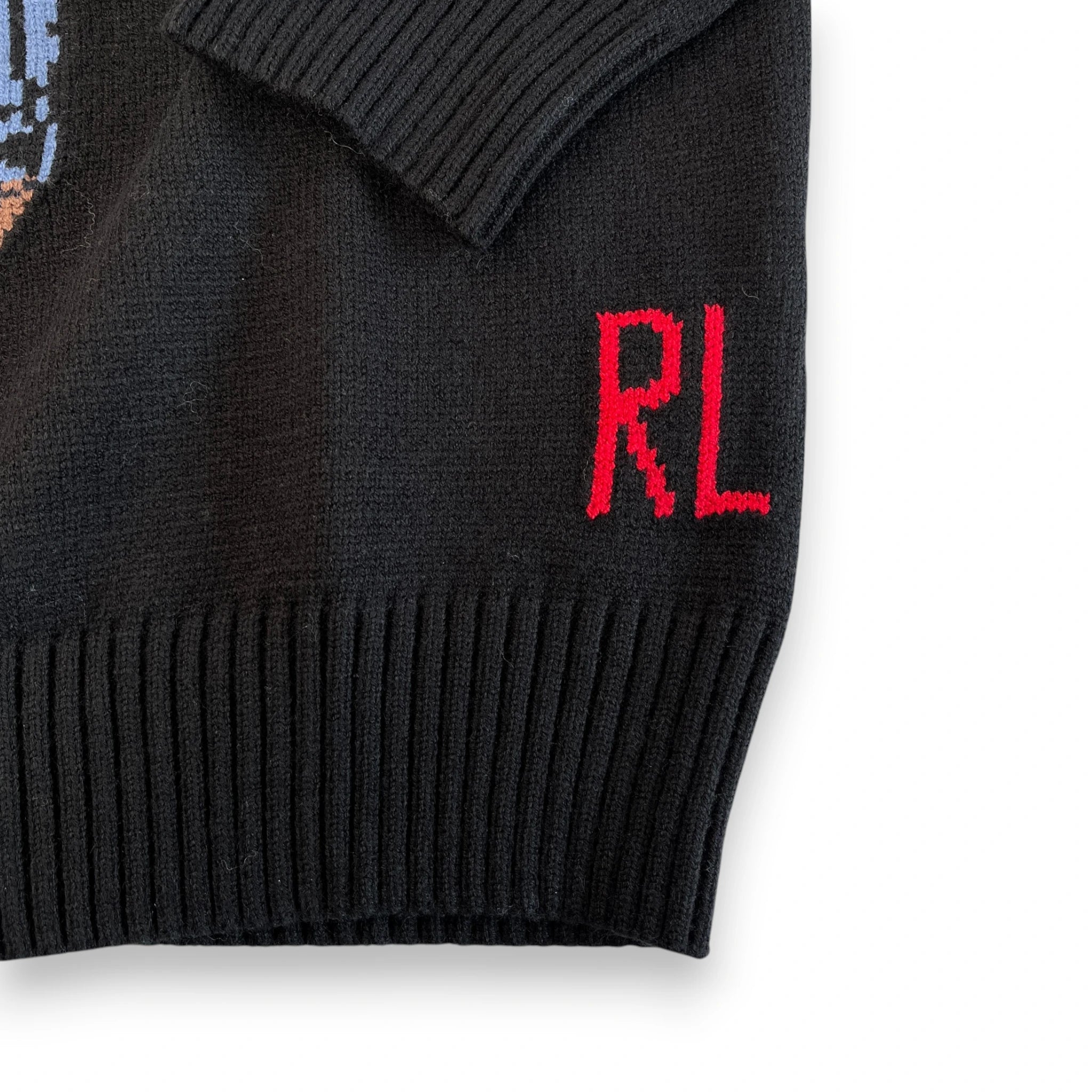 POLO RALPH LAUREN FLAG BEAR KNIT JUMPER