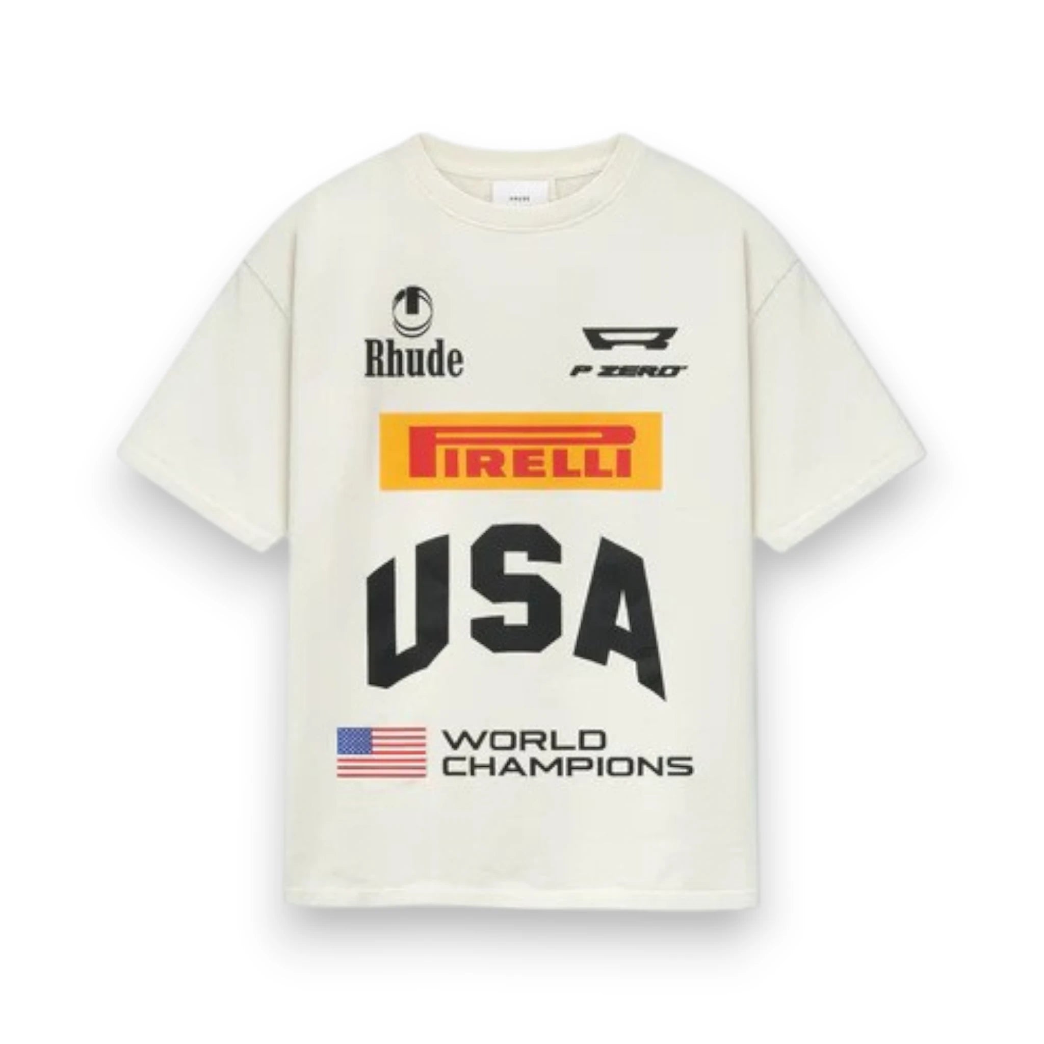 RHUDE US CHAMPS TEE