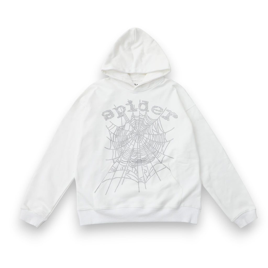 SP5DER RHINESTONE OG WEB HOODIE